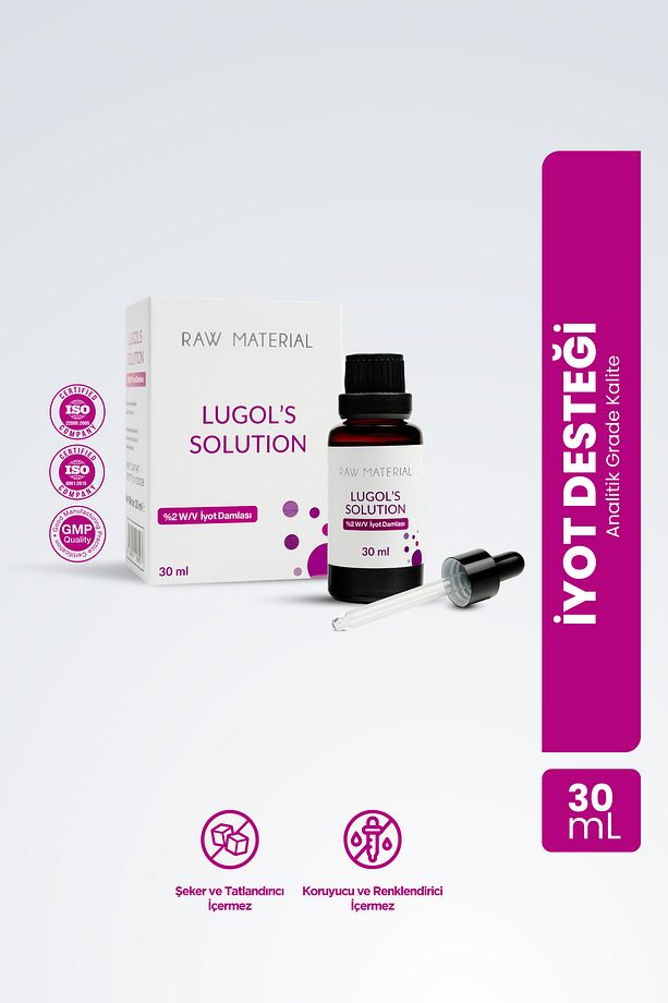 Raw Material Lugol's Solution Iyot %2 Damla 30 ml - 1
