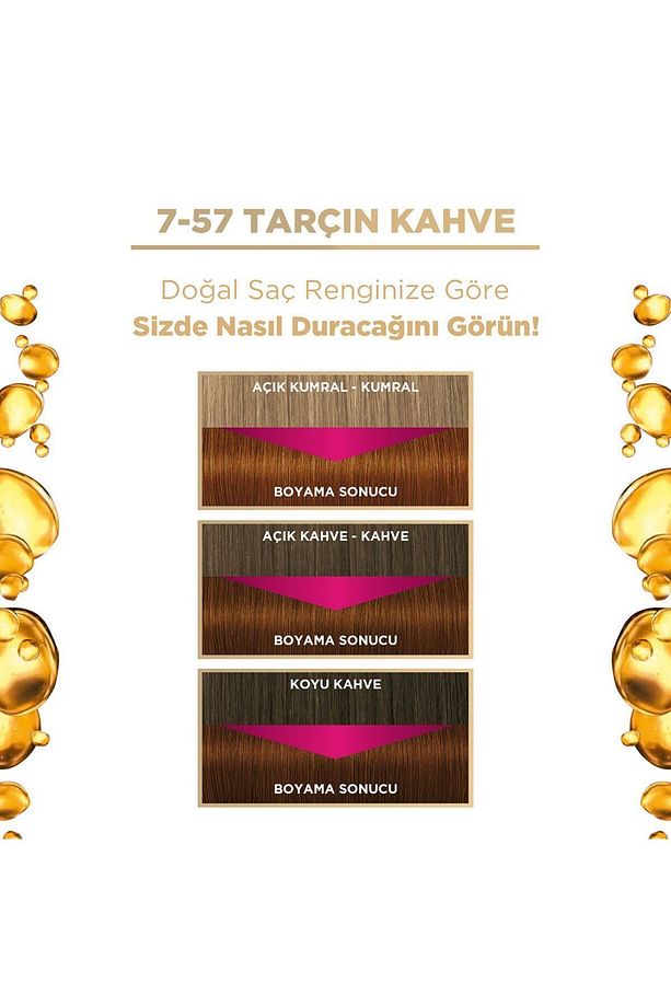 Deluxe Yoğun Renkler Saç Boyası Tarçın Kahve 7-57 - 2