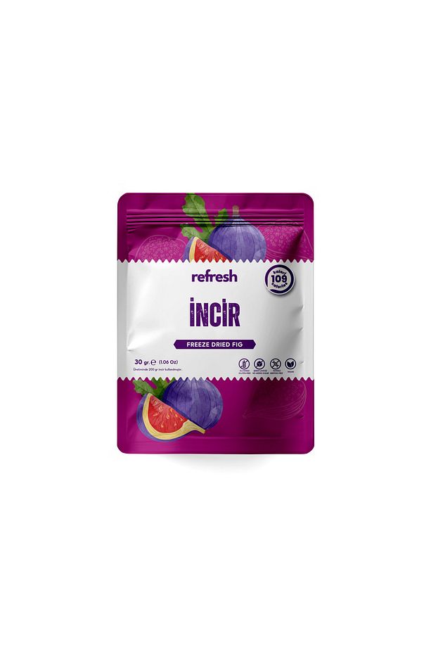 Freeze Dried Incir - Dondurularak Kurutulmuş Meyve - Freeze Dry Meyve Kurusu 30gr - 3