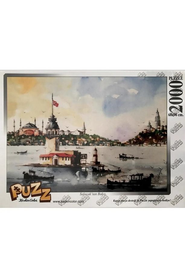 Keskin Color 2000 Parça Puzzle 68x96 cm - Salancak'tan Bakış - 1