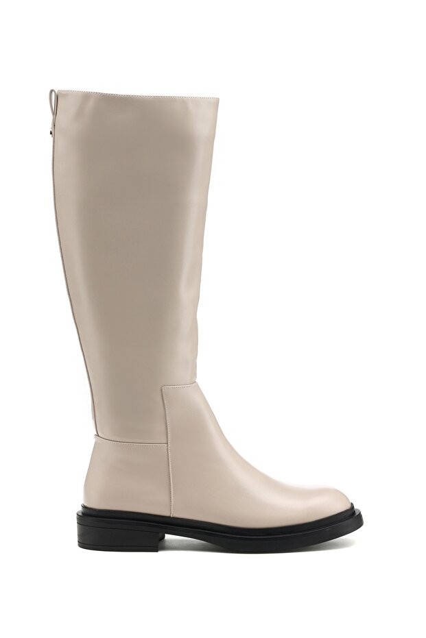 Incı Claya.Z 1Pr White Women's Flat Boots