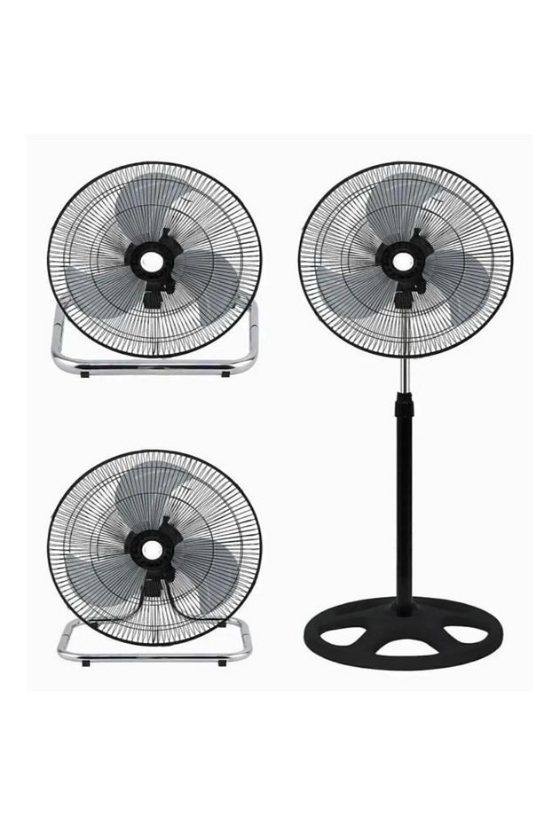 Vantilatör 5 PERVANELİ SANAYİİ TİPİ 18" SAĞ SOL Salınım 3 FARKLI KULLANIM - 75w - 4