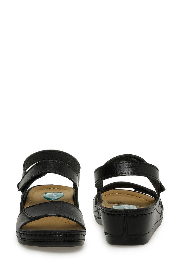 162567.z3fx Siyah Kadın Comfort Sandalet - 5