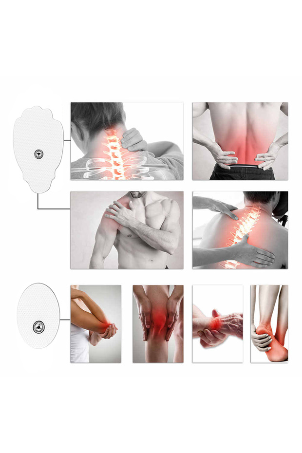 Electrostimulation Device ® , With 4 Electrodes, Timer, Wireless, Black - 4