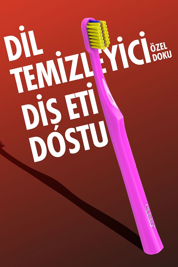 Ortodontik Diş Fırçası 2800 | Fda Onaylı,bpa Içermez,diş Teli Temizliği | 0,15 Mm Fırça Kılı, Pembe - 6