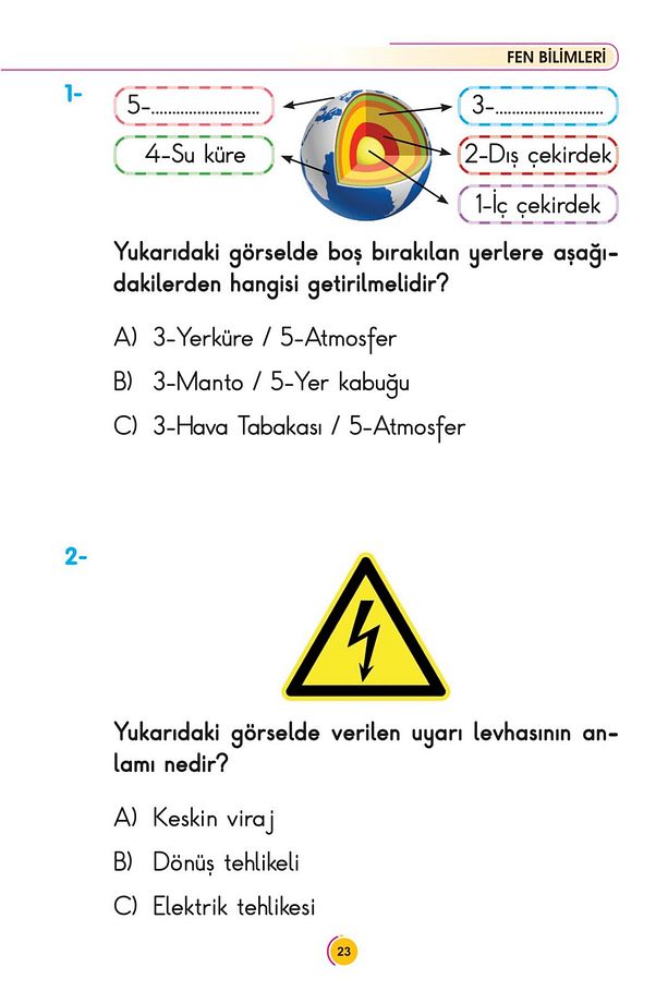 3. Sınıf Yeni Nesil Okuduğunu Anlama Becerileri - 7