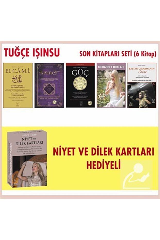 Tuğçe Işınsu Son Kitapları Seti (5 KİTAP) (NİYET VE DİLEK KARTLARI HEDİYELİ)