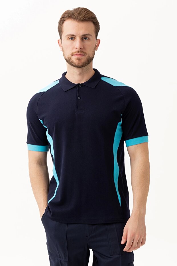 Polo Neck Technical T-Shirt