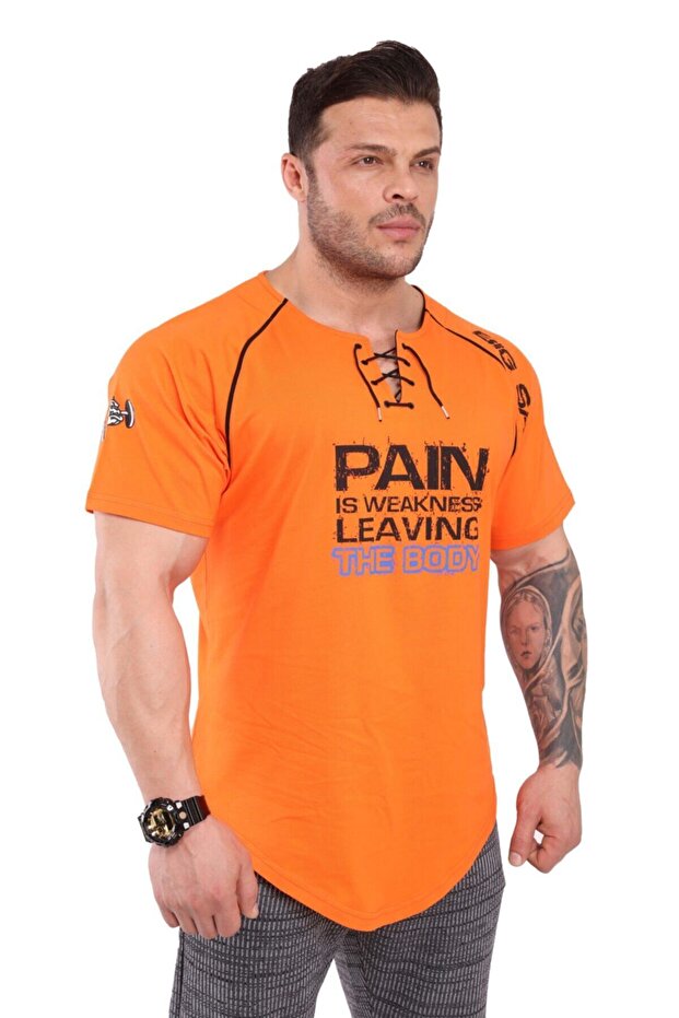 تي شيرت تدريب أساسي بقصة بيضاوية 3249 - 3