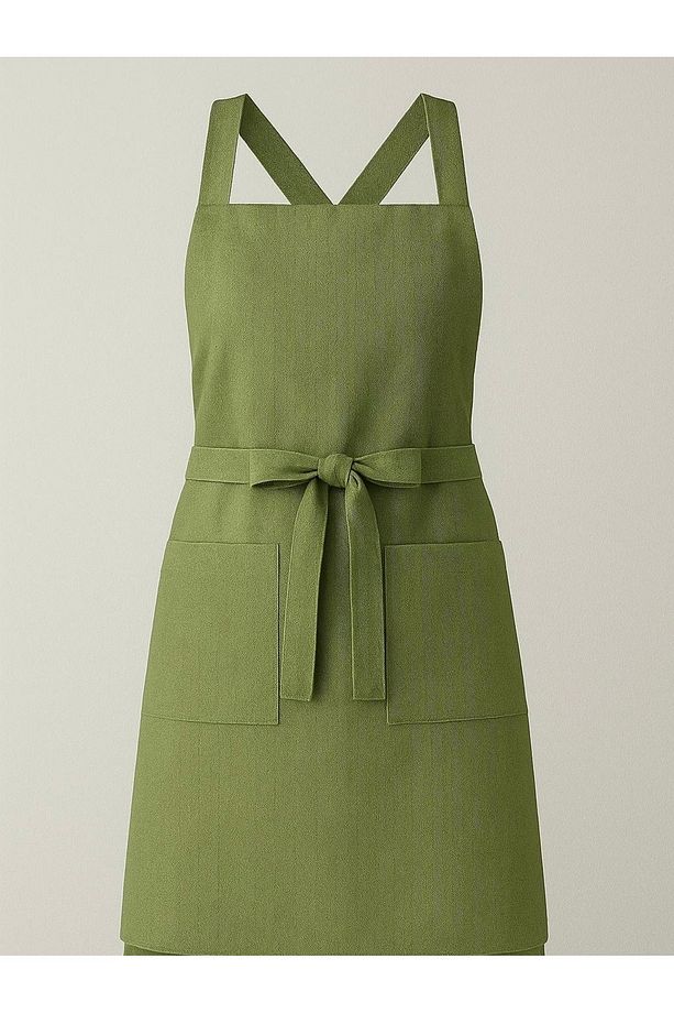 ÇAPRAZ BAĞLAMA COTTON CHEF ÖNLÜK / CRISS@CROSS DUCK COTTON APRON - 3