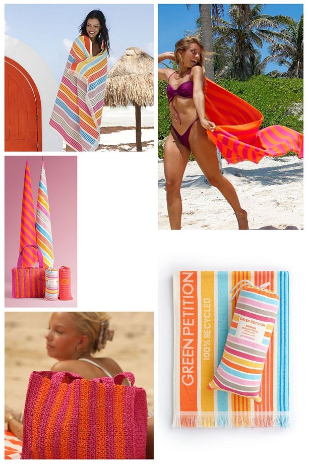 3'lü Set – Özel Paketlerinde Maris Ruby Ve Ocean Amazon Toucan Marla Ruby Plaj Çantası Birlikte - 3
