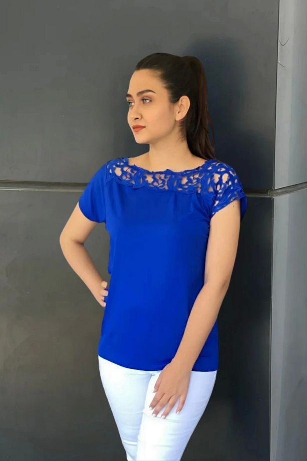 Robası Güpür Bluz - 1