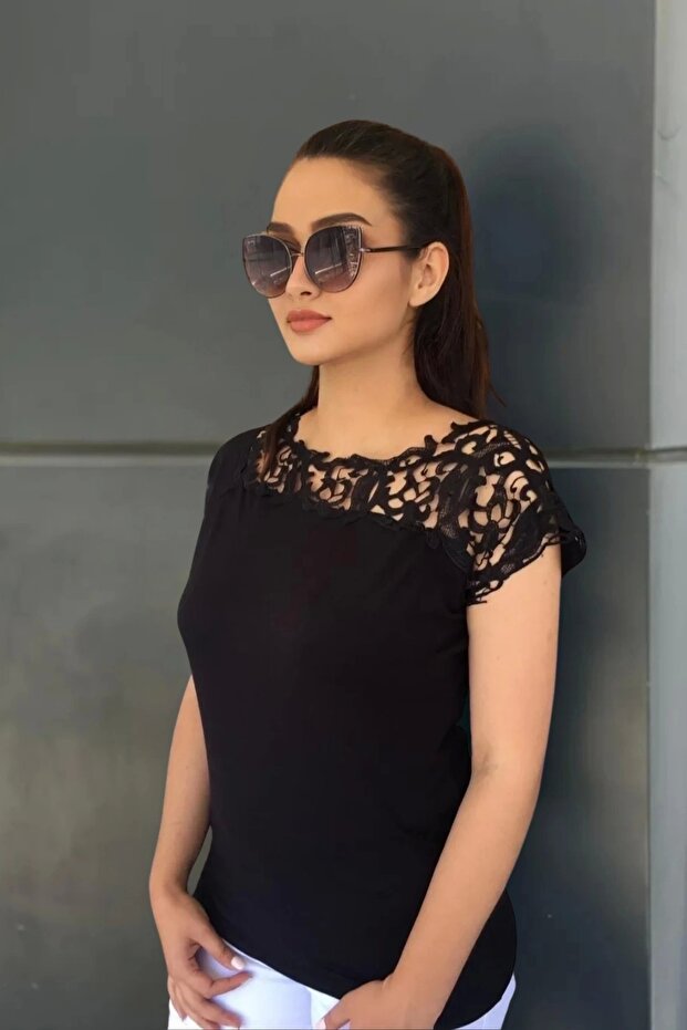 Μπλούζα Guipure Roba - 1