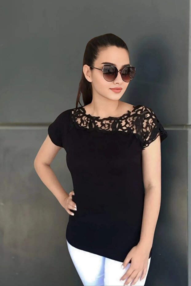 Μπλούζα Guipure Roba - 2