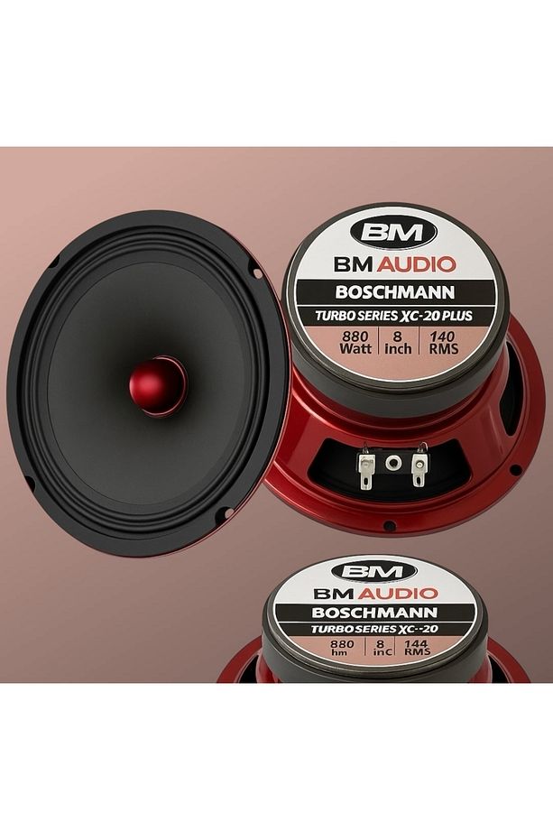 Navigo Boschmann 20 Cm Kurşun Göbek Midrange 880 Watt 140 Rms Hoparlör Kapak Takımı - 1