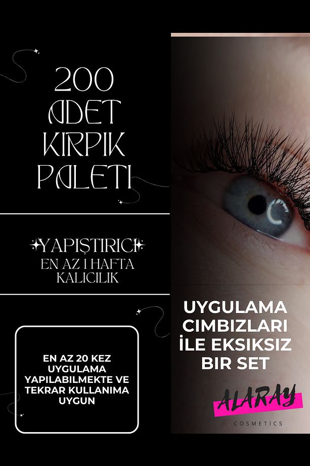 Rus Volume 30d Takma Ipek Kirpikler Mix Kendin Yap Seti -yapıştırıcı Ve Cımbız Ile 20 Uygulama - 6
