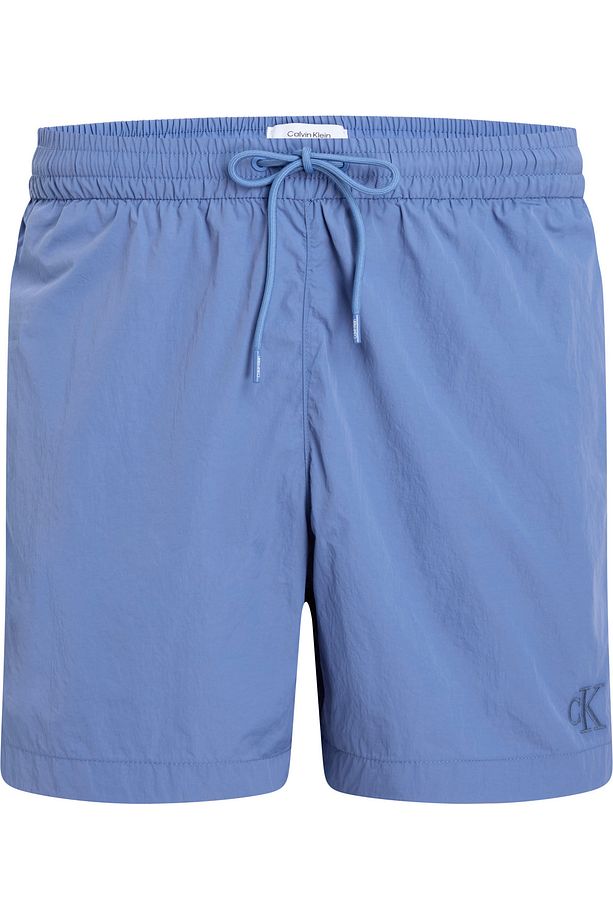Erkek Mavi Medium Drawstring Şort - 1