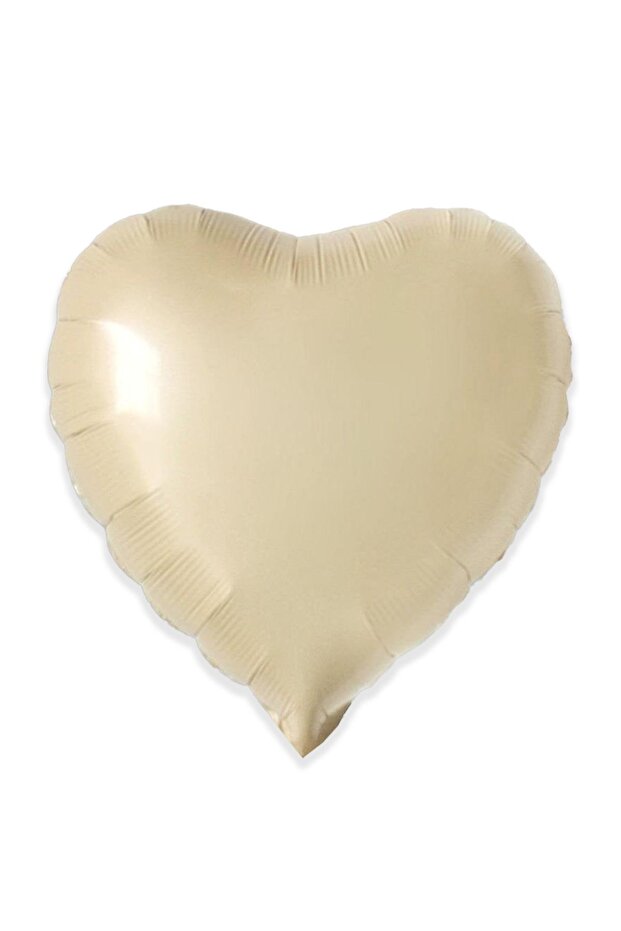 1Pcs 18Inch 45cm Retro Heart Foil Balloon Skin Color