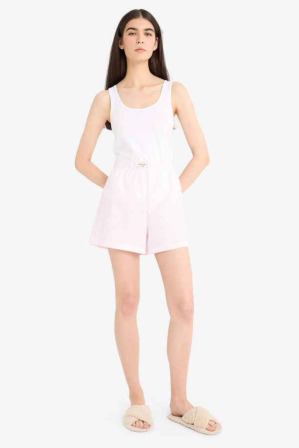 Regular Fit Kısa Boy Poplin 2'li Pijama Alt-fall In Love E4342ax25sm - 3