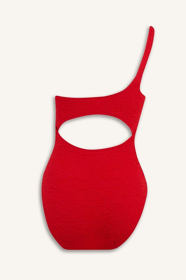 Regular Fit Gofre Dokulu Tek Omuz Mayo-Fall in Love E2575AX25SM - 8