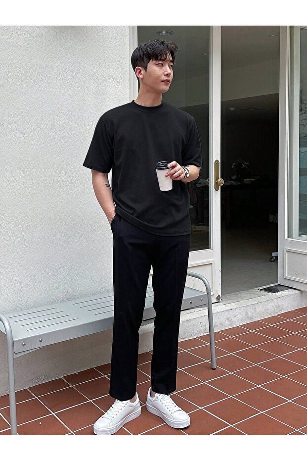 Men's Basic Crew Neck T-Shirt - 3