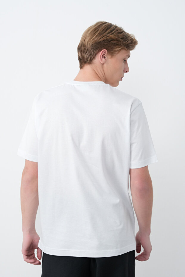 Patterned Regular Men's T-Shirt - 5