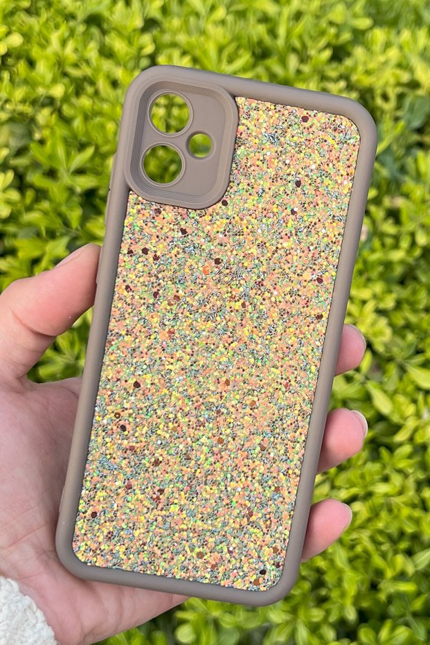 Samsung Galaxy A05 Case Anti-Shock Silicone Cover with Stone Sparkle