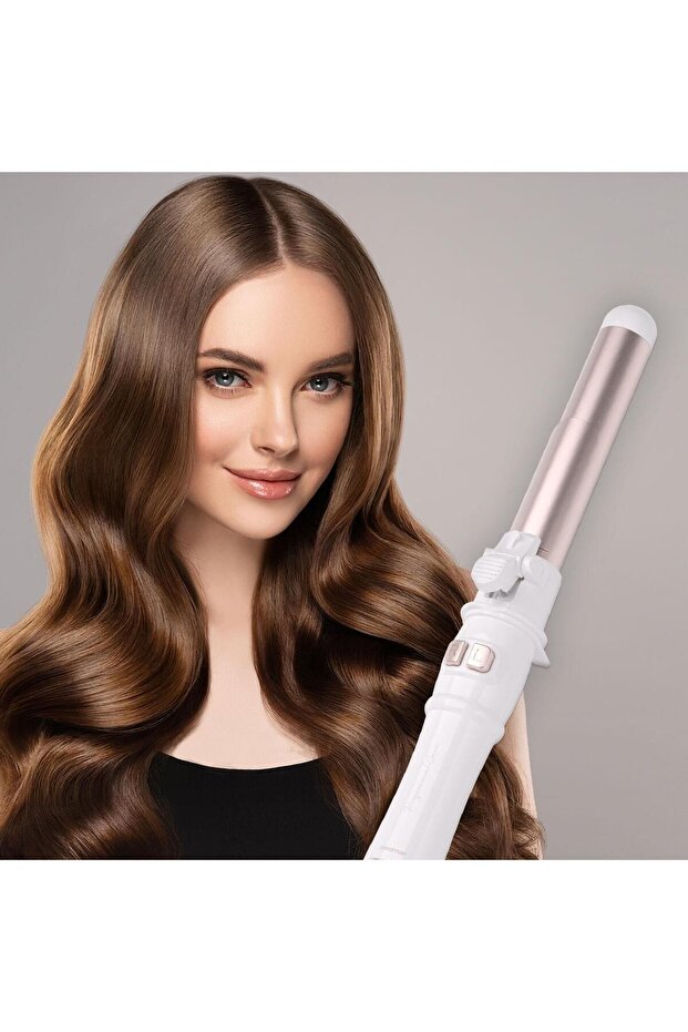 PSC63 أداة تصفيف الشعر الأوتوماتيكية بقدرة 50 وات باللون الأبيض - 3