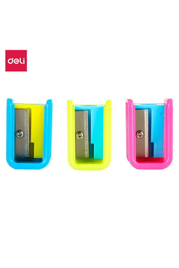 Deli ER00100 Pencil Sharpener 1-hole – 72pcs/box – ideal for daily pencil sharpening needs
