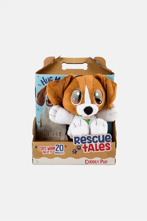 Rescue Tales Cuddly Pup Beagle Soft Plush Pet Toy