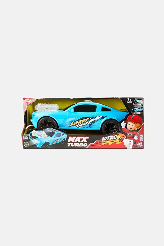 Nitro2Go Max Turbo Car, Blue - 1