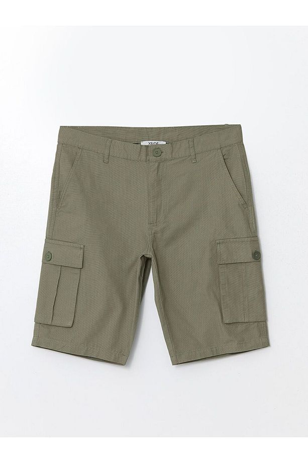 XSIDE Slim Fit Erkek Kargo Şort - 5