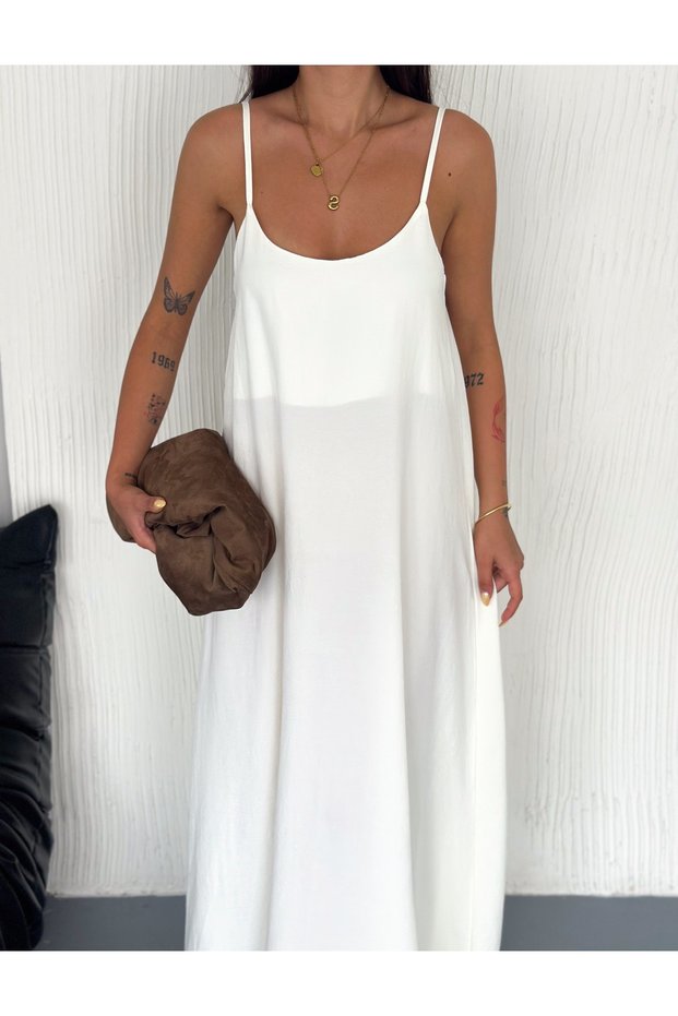 Aerobin Casual Dress with Cotton Adjustment Strap