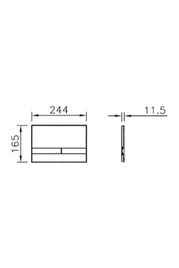Select 740-1101 Kumanda Paneli, Siyah-Krom Buton - 2