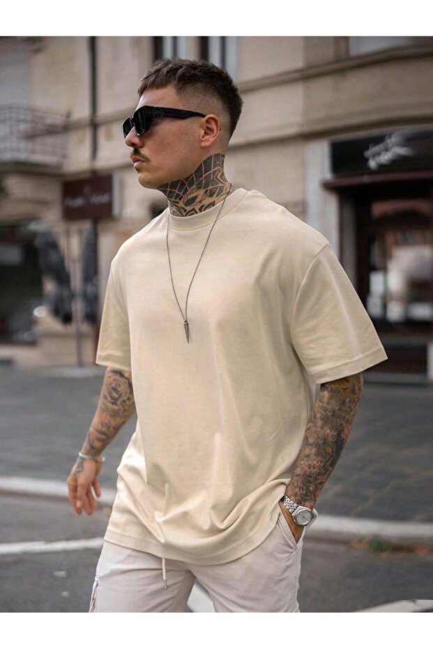 Men's Basic Crew Neck T-Shirt - 1
