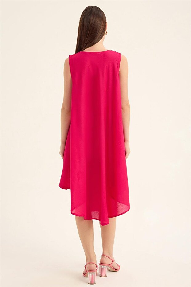 Rochie brodata colorata - 5