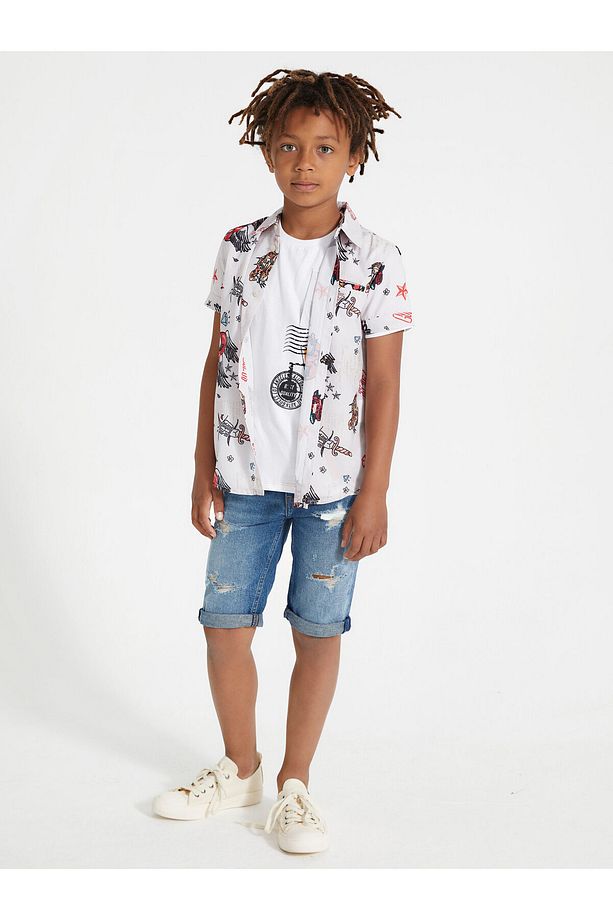 Deni Bebek Regular Fit Denim Şort - 2