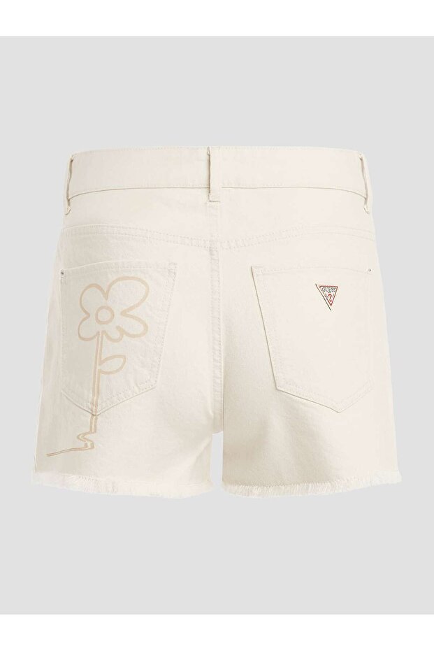 Mom Kadın Relaxed Fit Denim Şort - 3