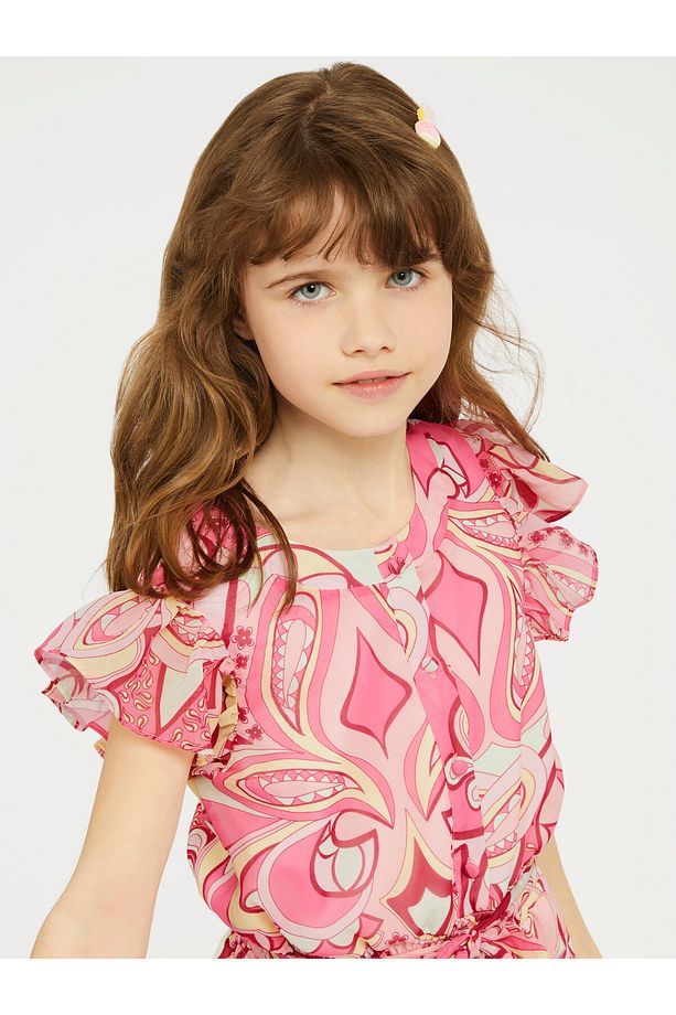 Chiffon Kız Çocuk Elbise - 4