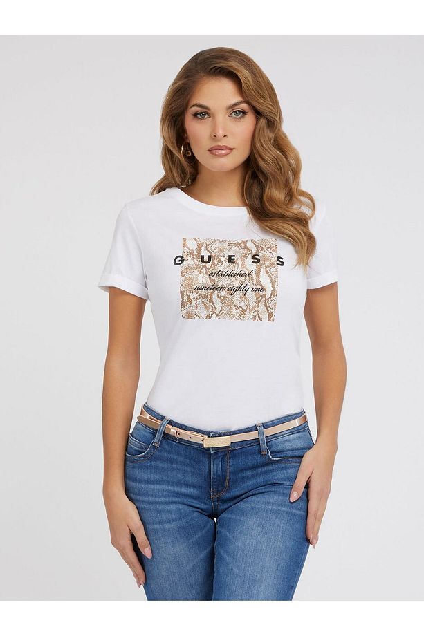 Ss Rn Python Kadın Regular Fit T-Shirt - 1