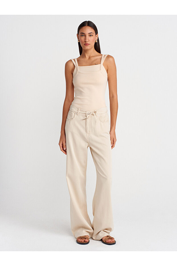 21105 Çift Askılı Atlet-Taş - 4