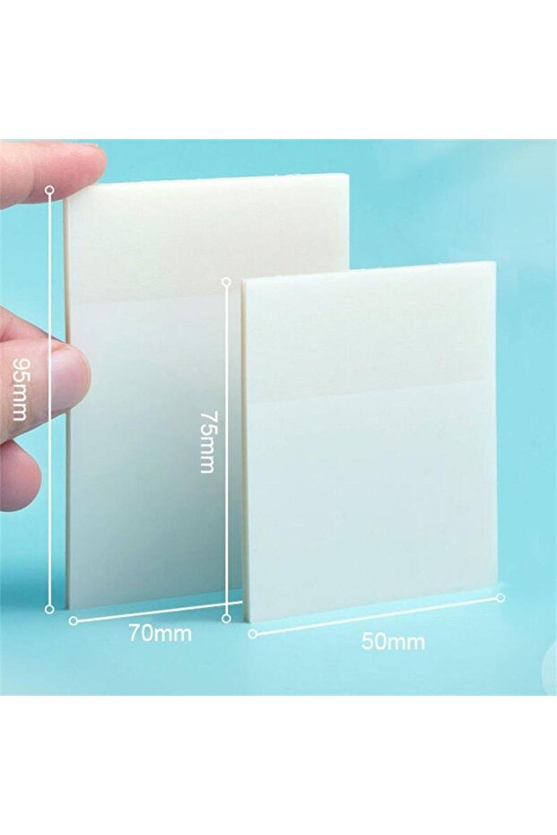 2PCS 2Pcs Transparent Convenience Sticker Perspective Creative N Times Apply Fluorescent Film Withou