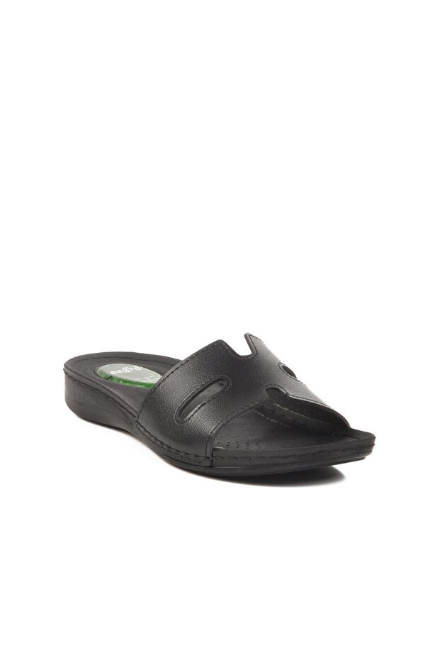 Black Gel Sole Women's Slippers Bento 6813 Z