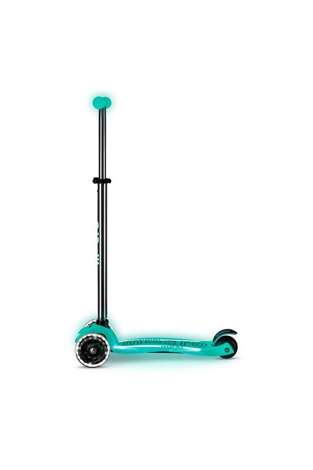 Maxi Micro Scooter Deluxe Glow Led Plus Jelly Green MMD376 - 2