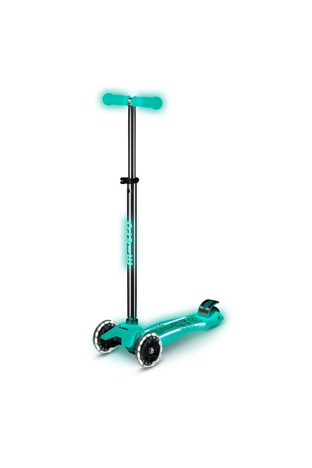 Maxi Micro Scooter Deluxe Glow Led Plus Jelly Green MMD376 - 4