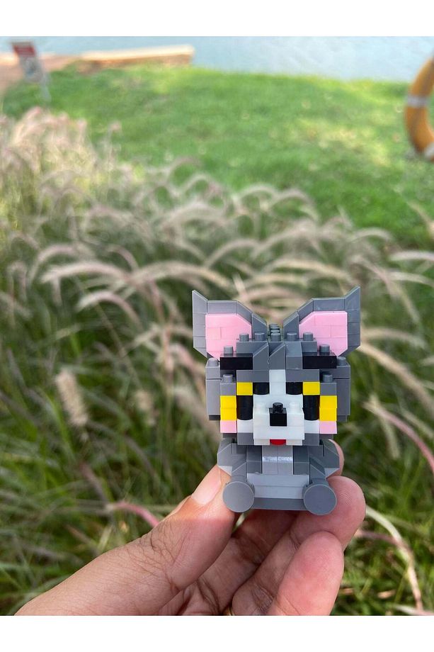 Tom Ve Jerry 2'li Set Yapboz Blok Yapı Taşı Figür - 7