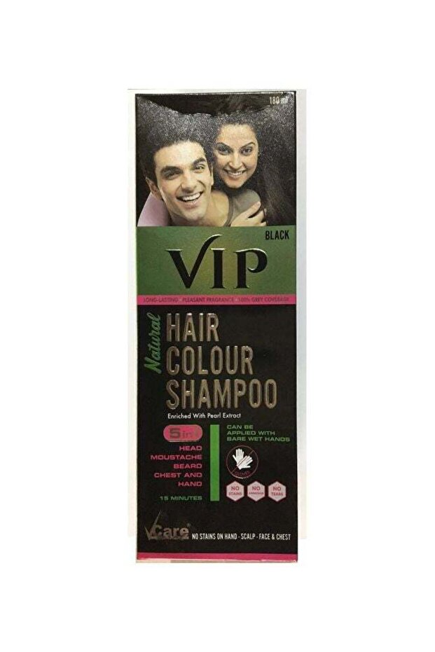 Hair Color Shampoo Black 180ml