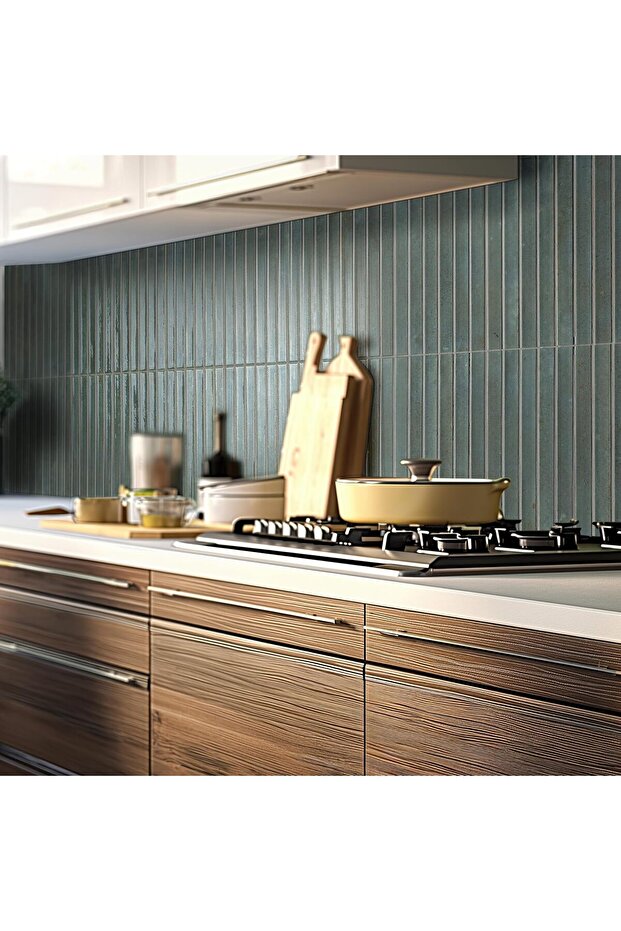 Kitchen Countertop Covering Marble Pattern Adhesive Foil Tile Covering Sticker 60cm X 100cm
