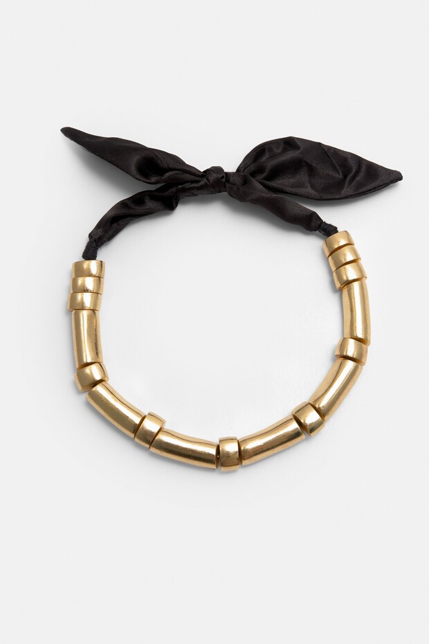 Altın rengi kombin kolye - 4