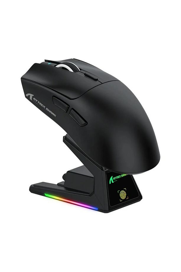 ATTACK SHARK X1 Üç Modlu Oyuncu Faresi Dokunmatik Yüzey RGB Şarj İstasyonu PAW3395PRO Sensör - 2